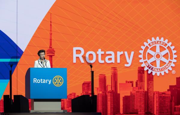 Princess Anne thanks Rotarians for polio fight | Rotary International