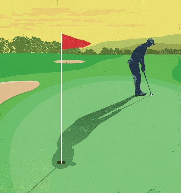 Playing alone is the best way to improve your golf game